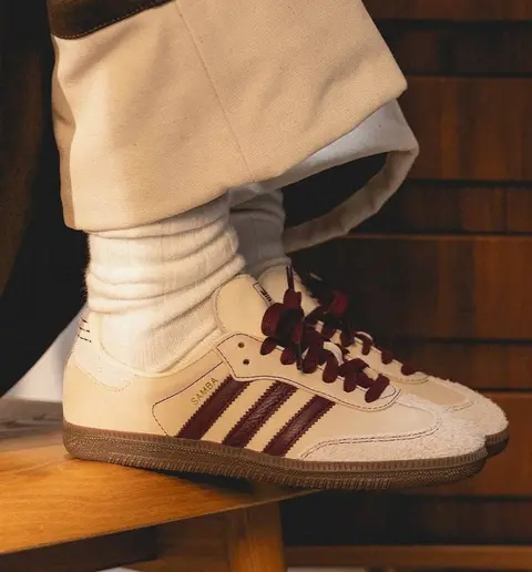 Adidaass Samba Og Wonder White Maroon