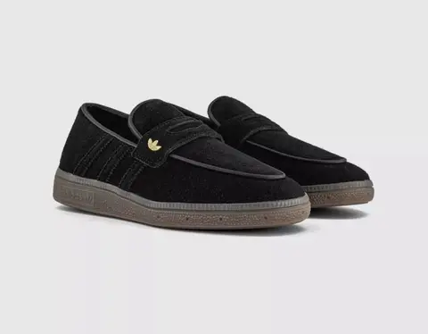 Adidas Handball Spezial Loafers Black Black Gum