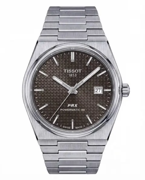 Tissot 1853 PRX Silver Black Dial