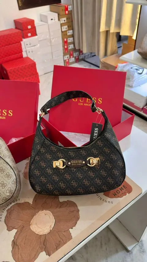 Guess Hobo Shoulder Bag With Original Box & DustCover