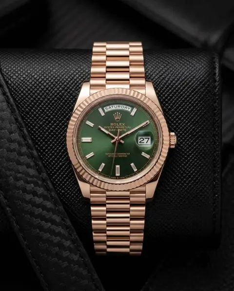 Rolex Oyster Perpetual Day Date Copper Greenu