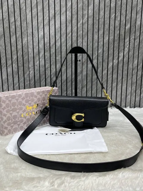 Coach Tabby 26 All-Black With OriginalBox DustCover 2Belt
