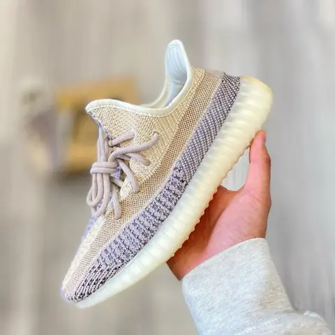 Adidas Yeezy Boost 350 V2 Ash Pearl SEMI UA With All Accesories--SALE
