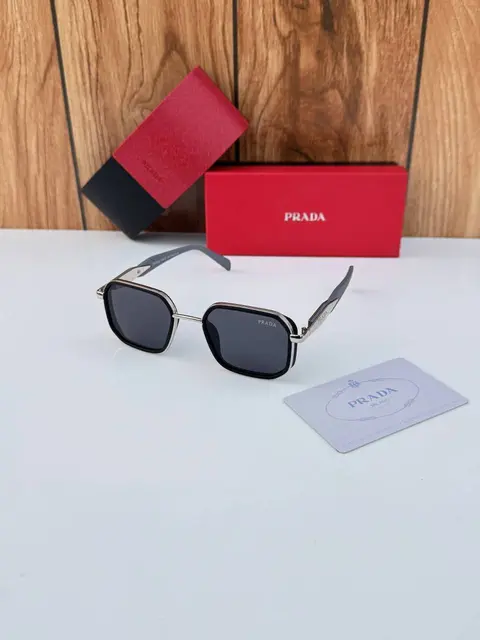 Prada 792 silver black