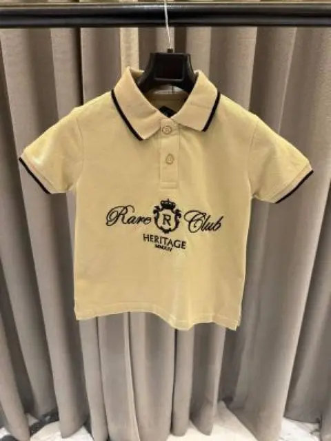 No return Rare Rebbit imported kids Polo Tshirt Beigh
