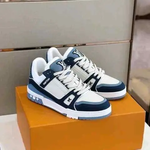 Louis Vuittonn LV Street Style Trainer Sneaker Blue
