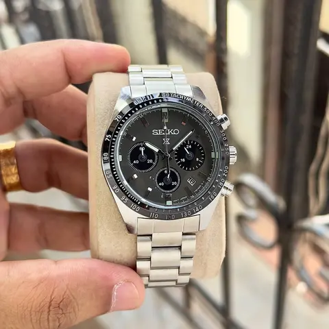 Seiko Prospex Speedtimer Chronograph silver -gray