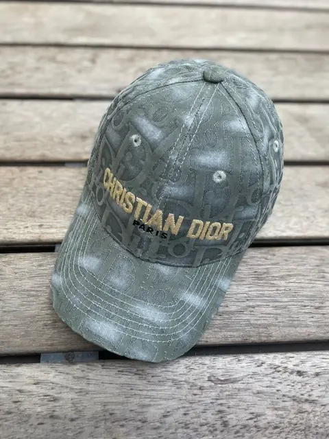 Dior NoReturn Denim Washed Premium Green Unisex Cap (With Safety Box) 890