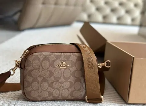 Coach Jamie Camera Crossbody Unisex Bag Premium With 2 SlingBelt Original BoxPackaging
