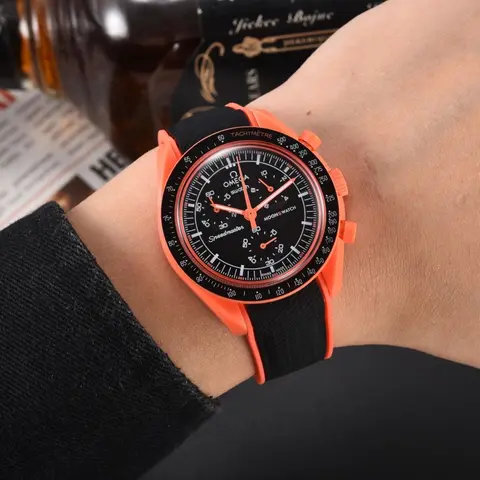 Omega MoonSwach Orange