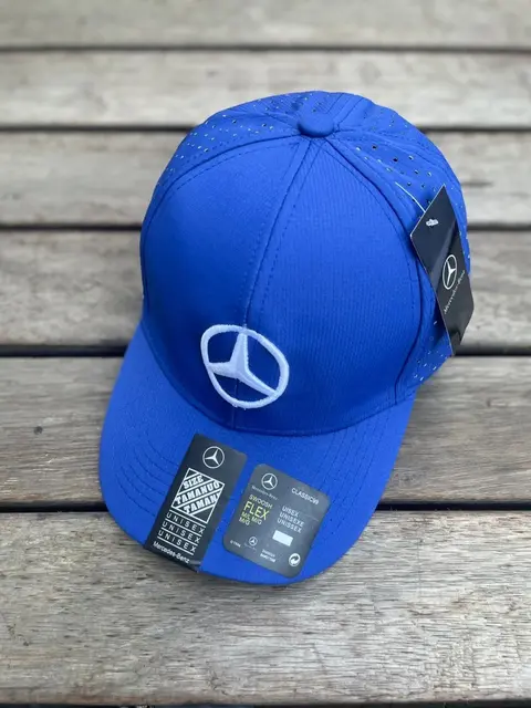Mercedes Benz White Front Logo Blue Net (With Box) 783