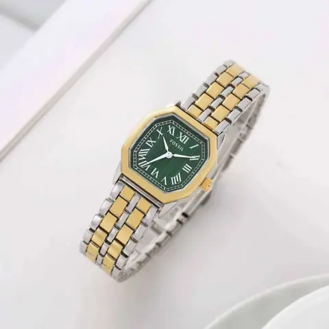 Fossil Harlow 2Ton-Gold-Green