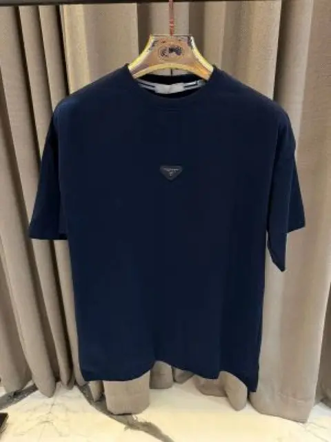 Prada Premium Oversized Tshirt Navy Blue