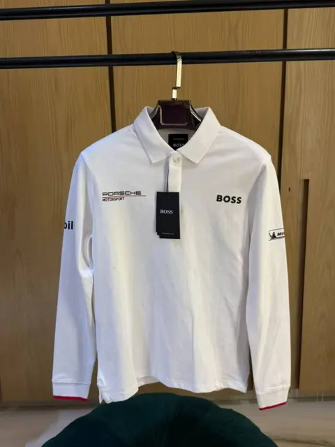 PORSCHE xBOSXS IMPORTED STORE ARTICLE POLO T-SHIRTxx
