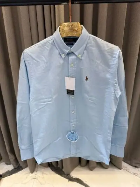 Ralph Lauren Chest Logo Full Sleeves Shirt Sky