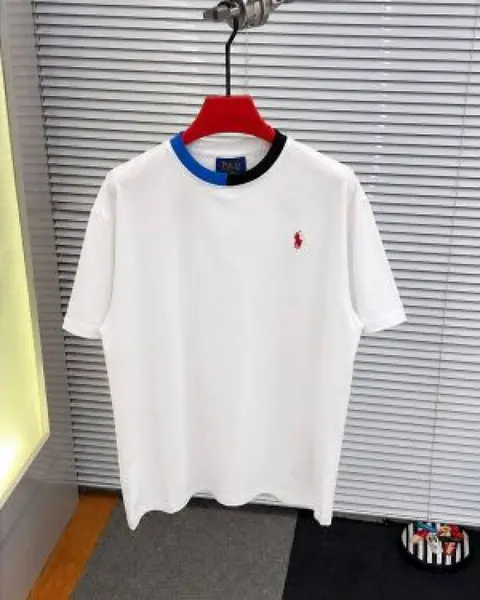 Ralph Lauren Chest Logo Round Neck T-shirt White