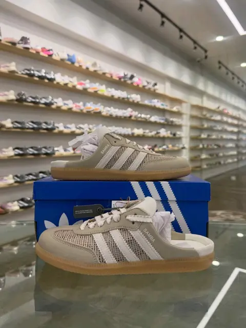Adidas Samba OG Mule Khaki Of White Gum 1295