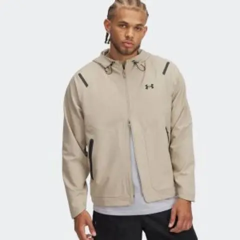 Under Armor Bomber Jacket Light Beige