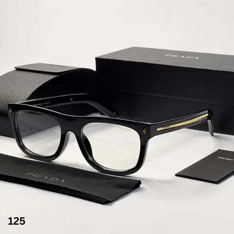 Prada 125 black plano