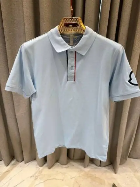 No return Monclair imported Polo Tshirt Sky Blue