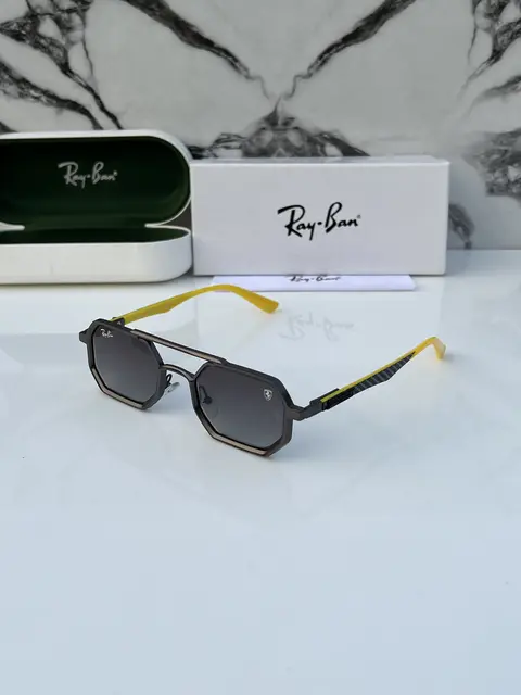 Rey ban 418 gun yellow