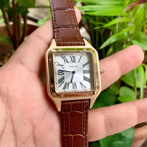 Cartier Square BrownWhite