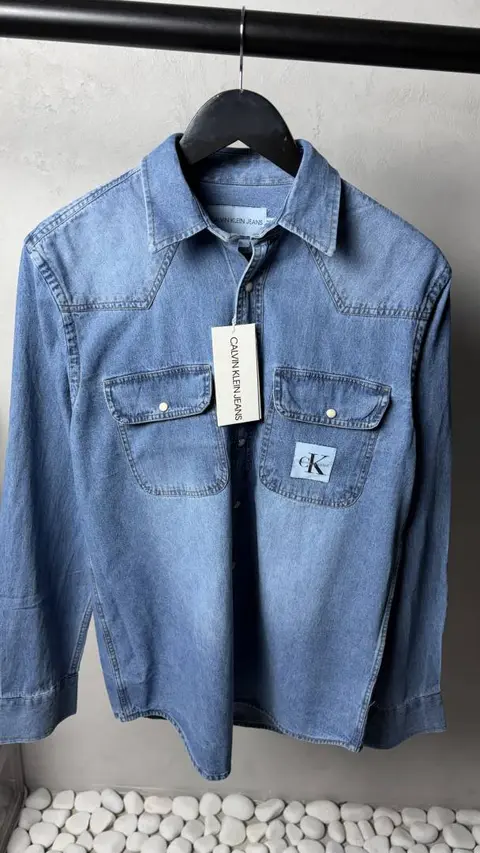 Calvin Kline Signature Denim Shirt 1194