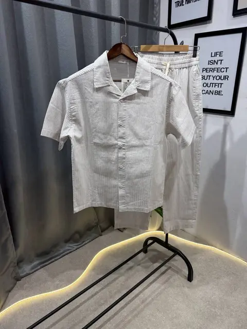 Zarra white Imported track suit with lining pattern