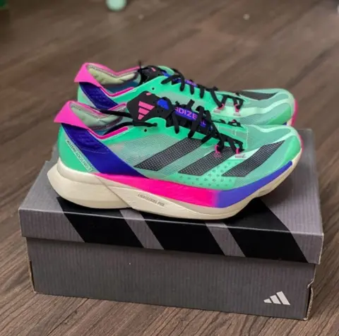Adidas adizero adios pro 3 neon black blue pink--