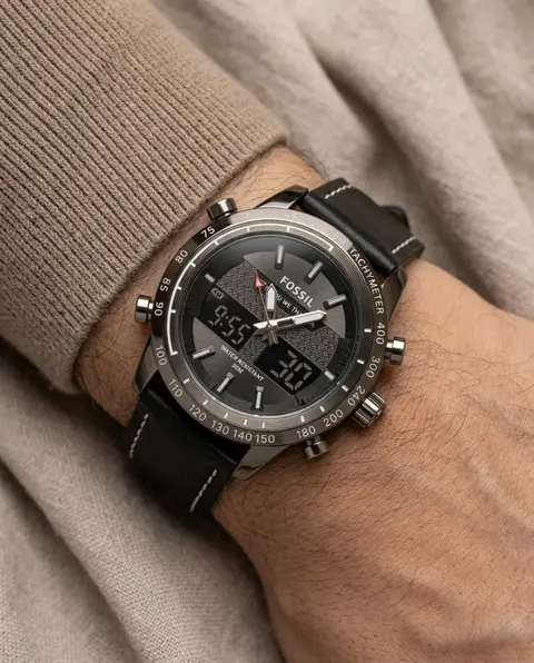 Fossil Hybrid Digital Full Black