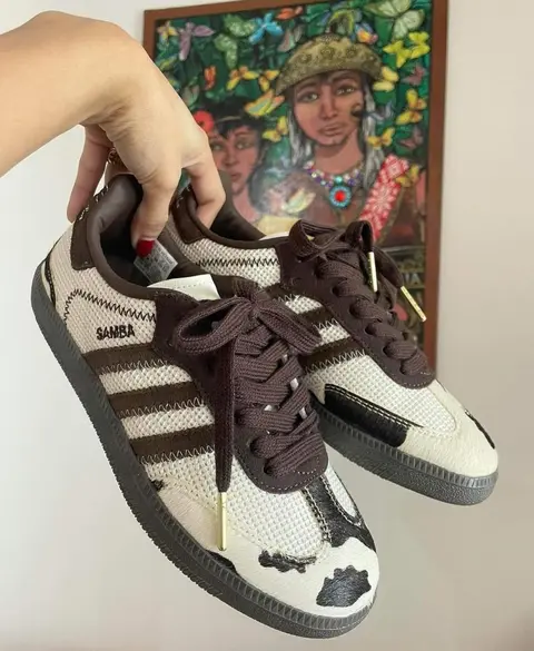 Adidas Samba Notitle Cow Print Brown 1785