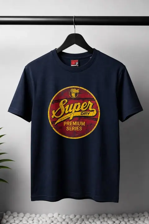 Super Dry Premium Round Neck T-Shirts 2797