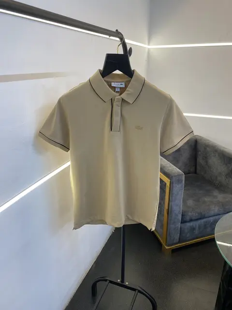Lacoste imported polo tshirt beige sale