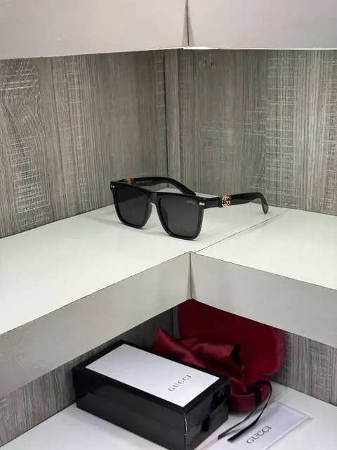 Gucci 1390 Premium sunglass (Glossy Black)