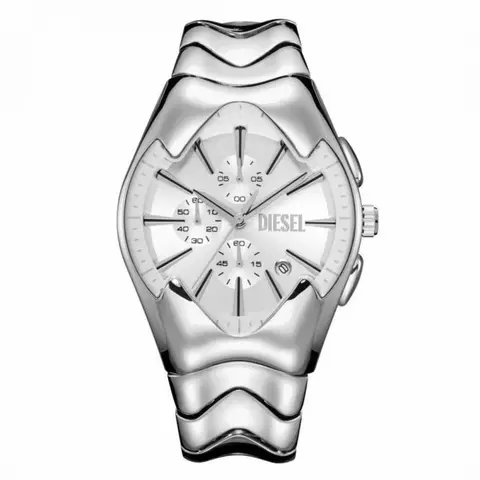 Diesel Mercurial Chronograph silver white