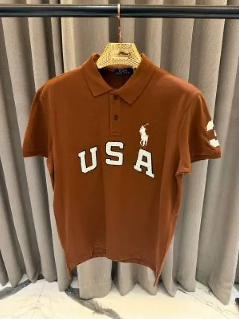 No return Ralf Lauren imported Polo Tshirt Brown