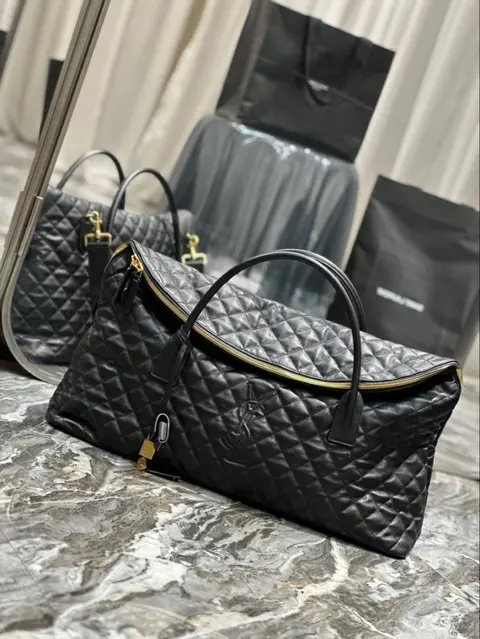 Ysl 8010 Gaint Travel Duffle Bag With Golden Hardware SuperHigh Quality