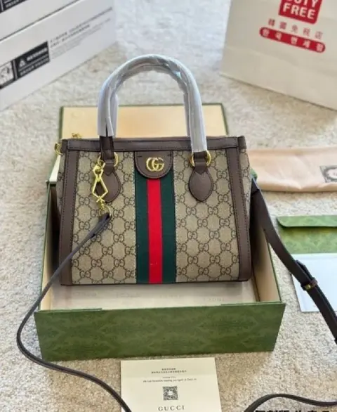 Gucci Ophidia Small Tote With DustCover