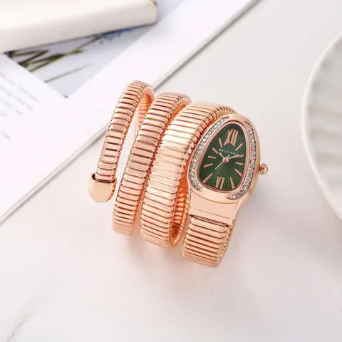Bvlgari Serpenti Snake Gopper-Green