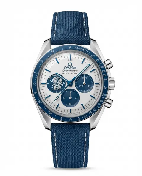 Omega Speedmaster Professional Snoopy Blue White Dial