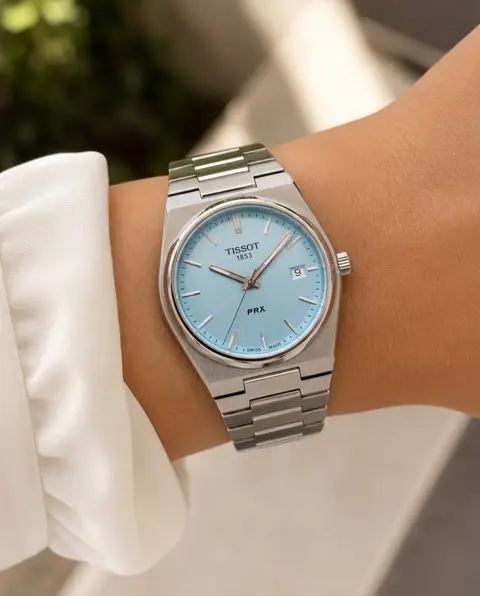 Tissot PRX Ladies Silver Sky-Blue