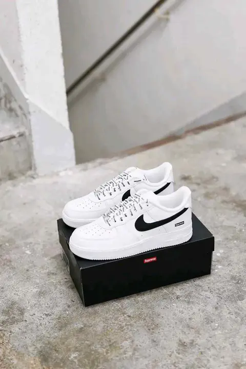 Supreme x Nikkee AirForce 1 Low White Black