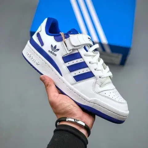 Adidas forum 84 low white Blue