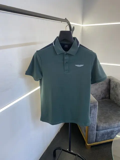 Hackett aston martin imported polo tshirt green