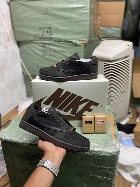 Travis Scott X Air Jordan 1 Retro Low OG SP Velvet Brown UA Quality