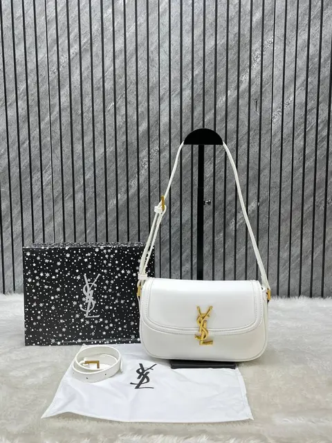 Ysl Solferino Small Shoulder Bag With Original Box & Long SlingBelt