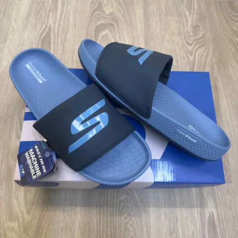 Skechers Hyper Burst Go Recover ArchFit Premium Navy Blue Flip-Flop