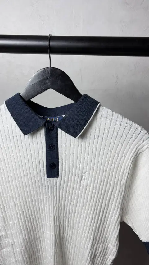 Ralph Lauren Premium Knit Polo T-Shirt 1414