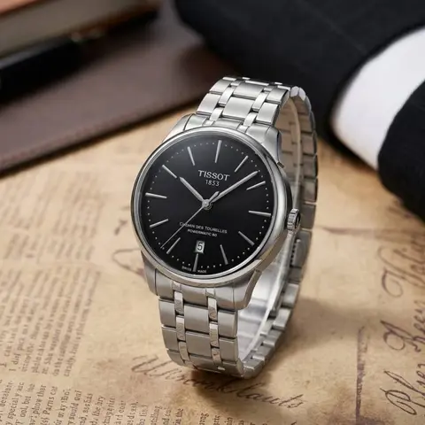 Tissot Chemin Japan Quartz Silver-Black