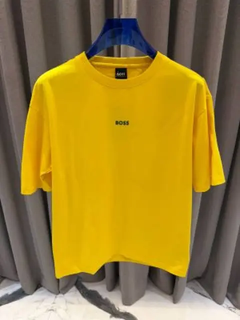 No Return Boss Round Neck T-shirt Yellow